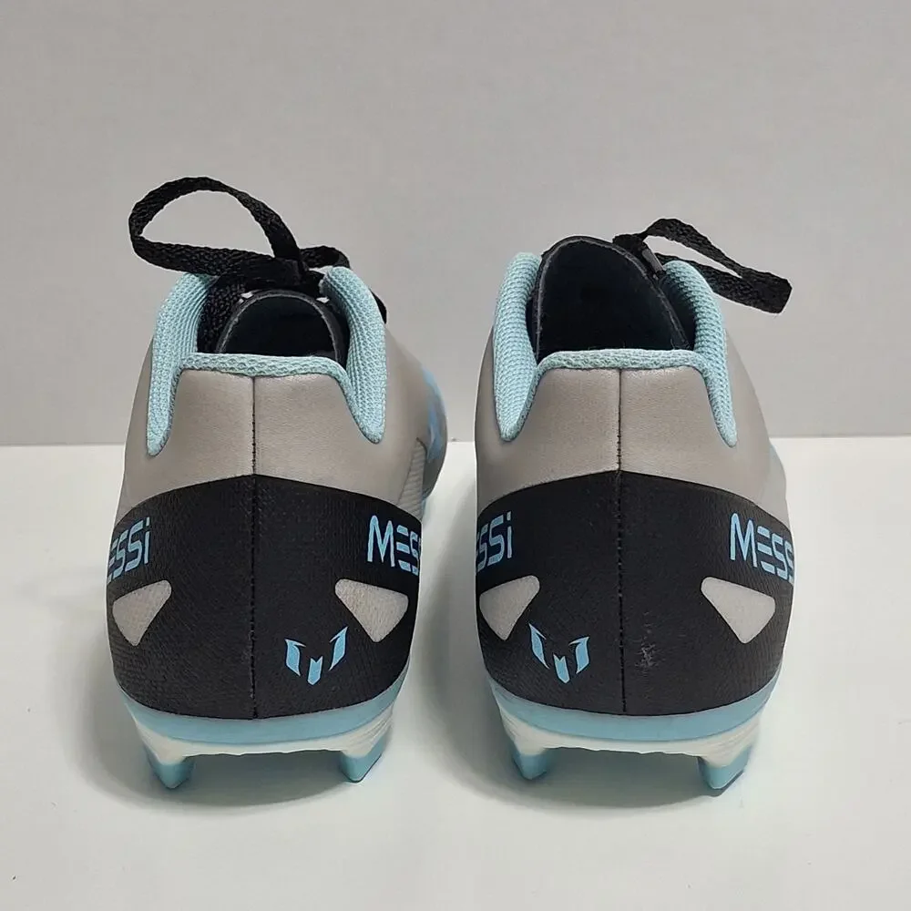 Adidas X Crazyfast Messi.3 FG Soccer Cleats Silver/Blue IE4078 Men’s Size 7 1/2